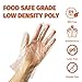 GORILLA SUPPLY 1000 BPA Free Premium Disposable Gloves Poly PE LDPE Plastic for Kitchen Food Handling Food Prep Latex Powder Free 1000 Count Large - Image 4