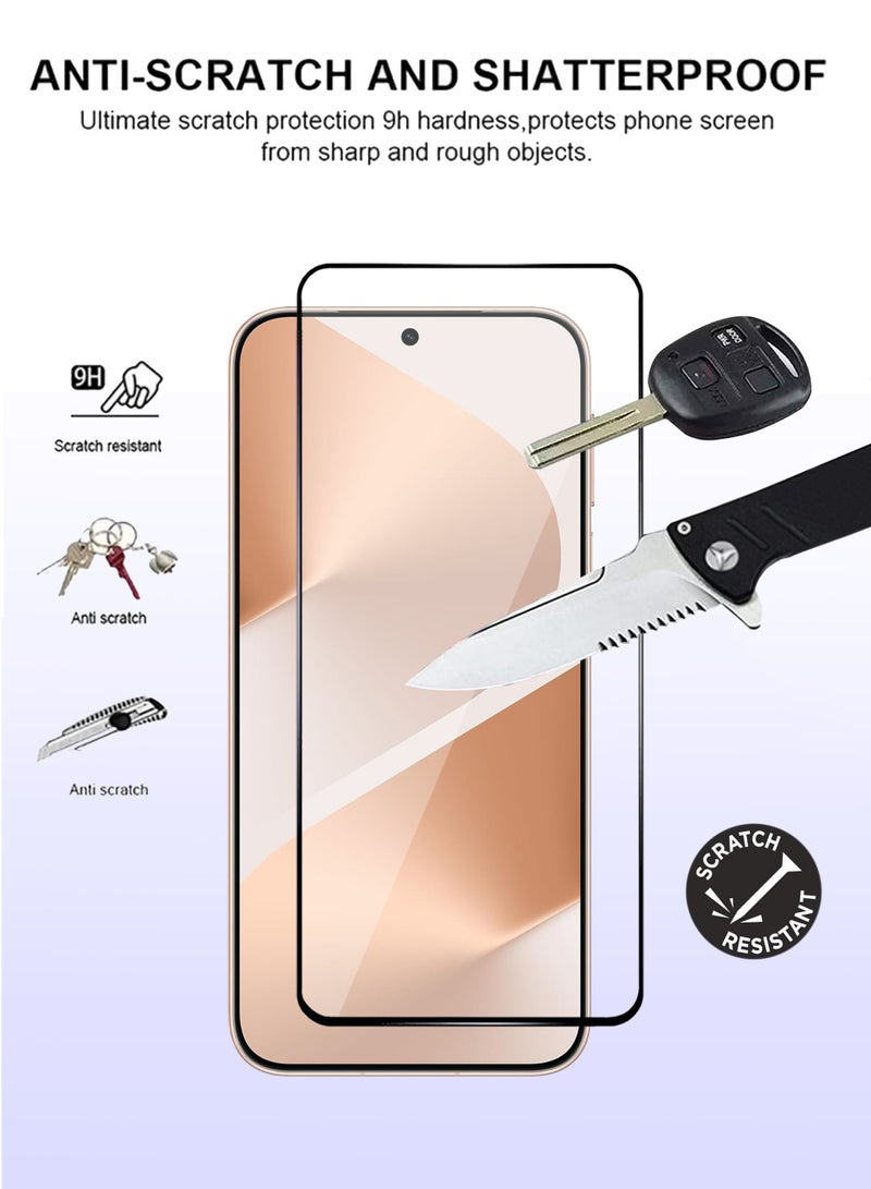 Huawei Pura 80 Screen Protector - Premium Full Screen Tempered Glass For Huawei Pura 80 , High Transparency, Delicate Touch, Anti-Explosion, Smooth Arc Edges, Easy Installation - Image 2
