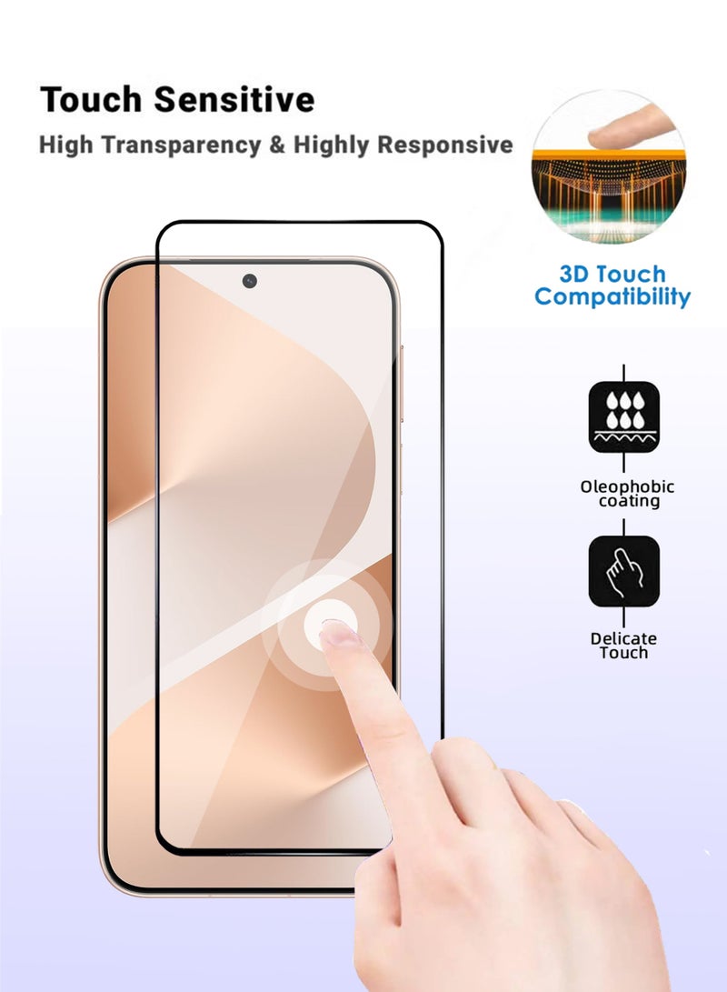 Huawei Pura 80 Screen Protector - Premium Full Screen Tempered Glass For Huawei Pura 80 , High Transparency, Delicate Touch, Anti-Explosion, Smooth Arc Edges, Easy Installation - Image 4