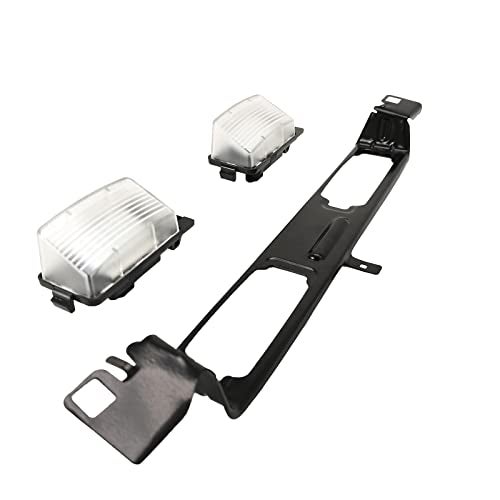 ASTAMOTOR 1 PCS Rear License Plate Lamp Bracket Frame + 2 PCS Full LED License Plate Lighting fit for Infiniti G35 G37 Replace# 96252-JL00A - Image 1