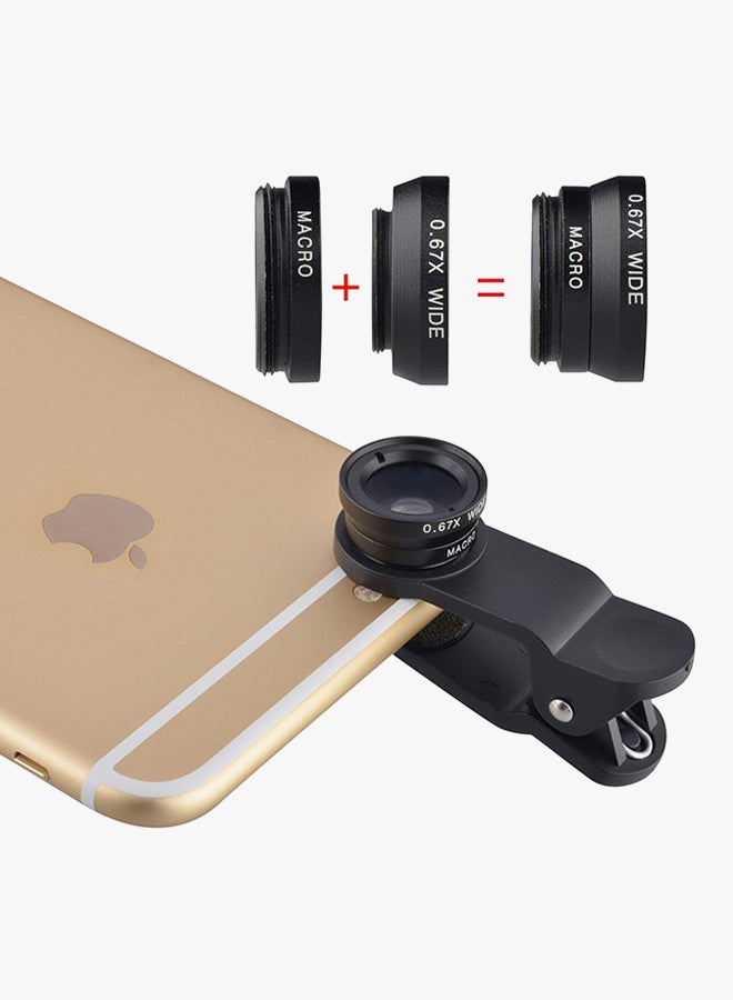 Loquat 3-In-1 Mobile Lenses Black  - Image 4