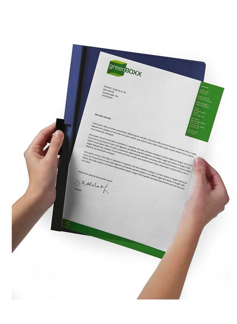 Durable مجلد Duraclip Clip مكون من 5 قطع باللون الرمادي - Image 5