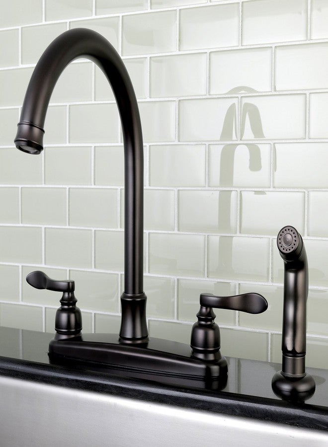 Kingston Brass FB7795NFLSP Nuwave French 8-inch Centerset Kitchen Faucet, Oil Rubbed Bronze - Image 2