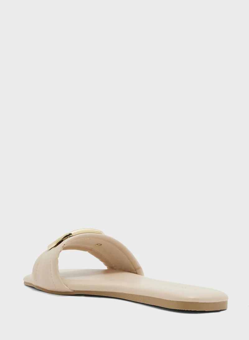 Vincci One Strap Flat Sandals