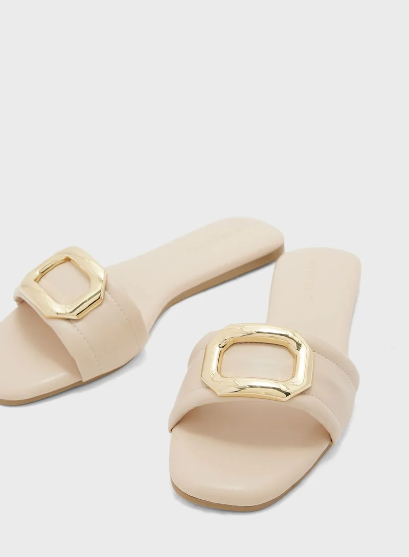 Vincci One Strap Flat Sandals