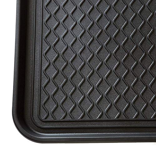 FDGARDEN 2 Pack Large Multifunctional Tray Mat Washable Indoor or Outdoor Tray Mat for Shoes Boots Plants Pots Paint Tins Pet Bowls Car Storage, 30 x 15 x 1.2 Inches - Image 3