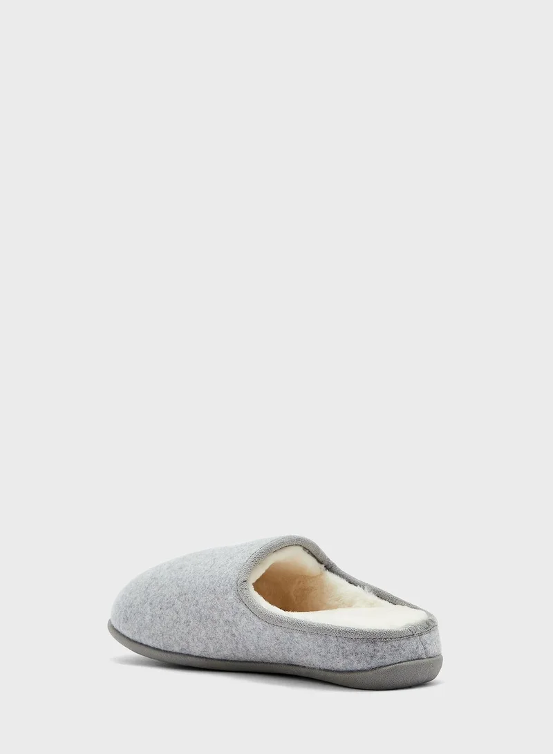 Marks & Spencer Embroidered Mule Slippers