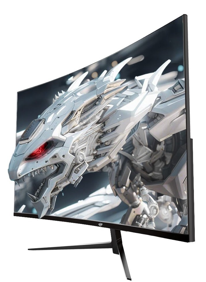 iCore GXM GX24RFA 24” Curved Frameless Ultra-Fast Gaming Monitor, FHD 1920x1080 200Hz Display, 16:9, Ultrawide 1650R Curved Screen, 23.8” LED Backlit, 1ms ResponseTime, 16.7M DisplayColors, Black  - Image 3