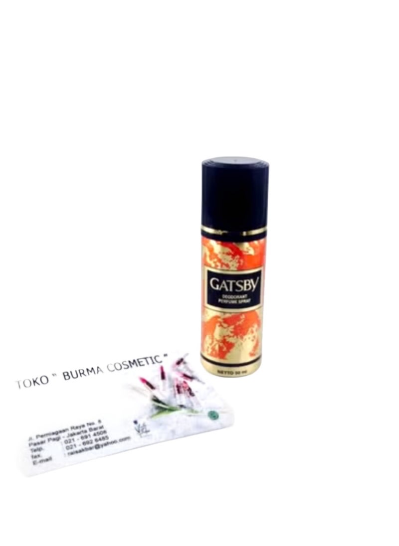 GATSBY Body Spray and Deodorant for Men – 150 ml  - Image 2