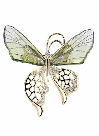 Women's Brooch Pin Crystal Rhinestone Butterfly Pins Vintage Green Brooches Jewelry Animal Shape Corsage Scarf Clip Women Girls - pzsku/Z4A5C1B4699CBE6BC555AZ/45/_/1698716643/50d038ac-e0b3-4dfc-8f0d-d63838839e02