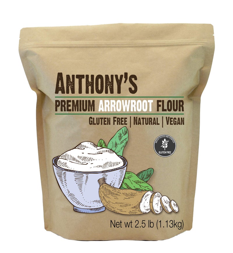 Anthony's Anthonys Premium Arrowroot Flour Powder 25 lb Gluten Free Non GMO Cornstarch Alternative - Image 3