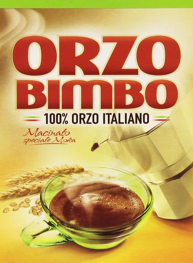 Orzo Bimbo أورزو بيمبو: مسحوق الشعير والقهوة لتحضير قهوة الموكا، عبوة 500 غرام (17.63 أونصة) [مستورد من إيطاليا] - Image 1
