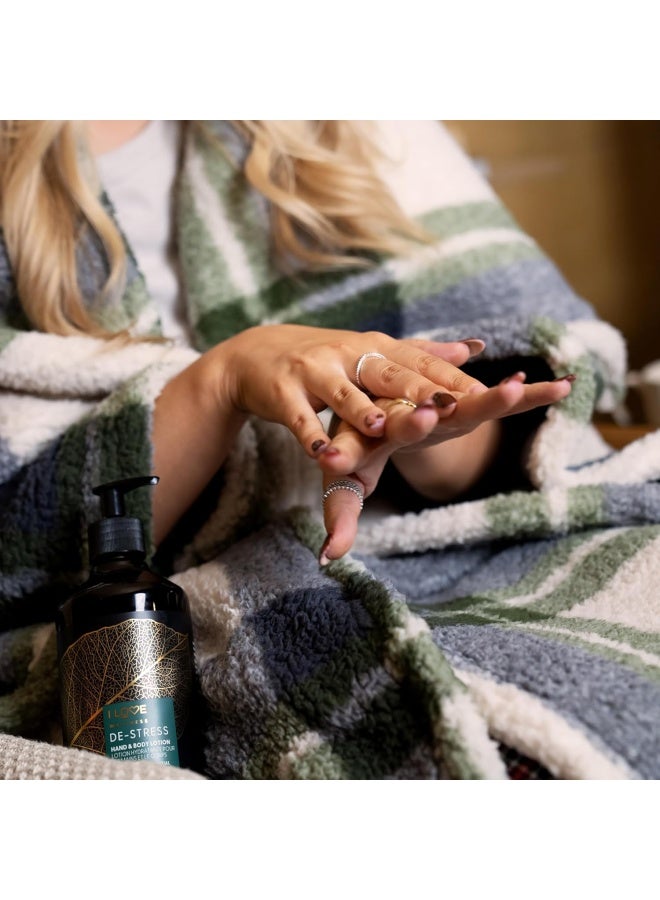 I Love Wellness Hand & Body Lotion De-Stress | 500ml | Lavender & Chamomile Moisturizer | Vegan, Calming Formula for Relaxation - Image 4