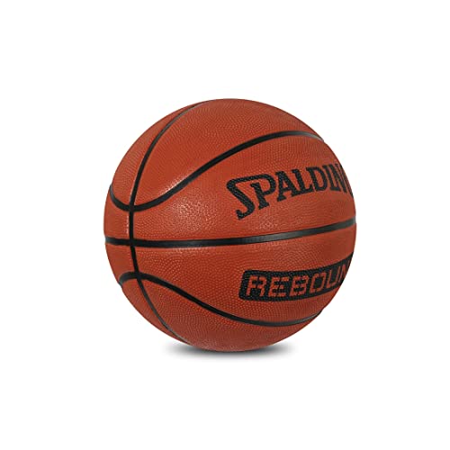 Spalding 8 Panel Rebound Rubber Moulded Indoor/Outdoor Basketball With Butyl Bladder, Brick, Size: 6 (Suitable for Practice/Match/Training) + Free Air Needle - Image 2