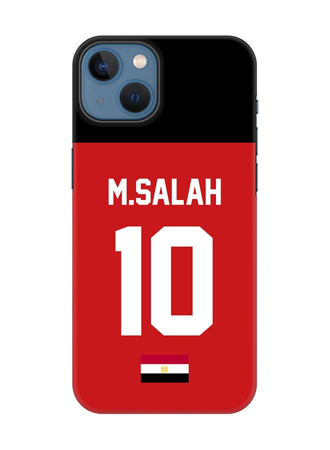 Stylizedd Slim Cover for Apple iPhone 13 Case Snap Classic Series Mobile Cover Hard PC Shield Matte Finish Print -Egypt-Player-M.Salah - Image 1