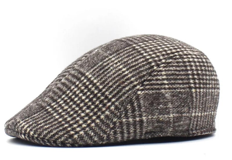 Zacharias Acrylic Men'S Winter Wooeln Beret Golf Cap I-08 (Free Size_Pack Of 1) (Brown) - Image 3