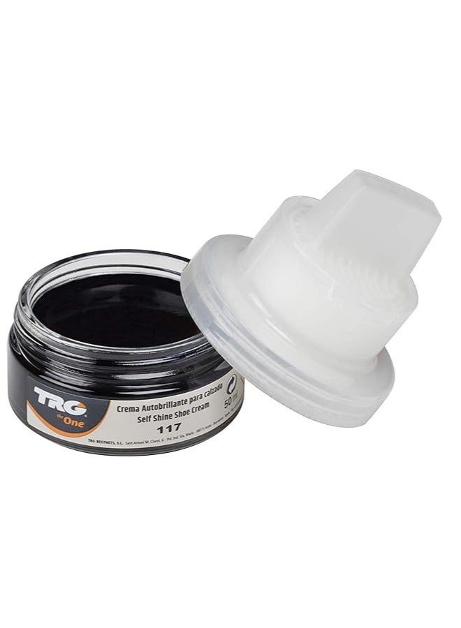 TRG Wax Shoe Cream # 117 Navy Blue 50ml - Image 1