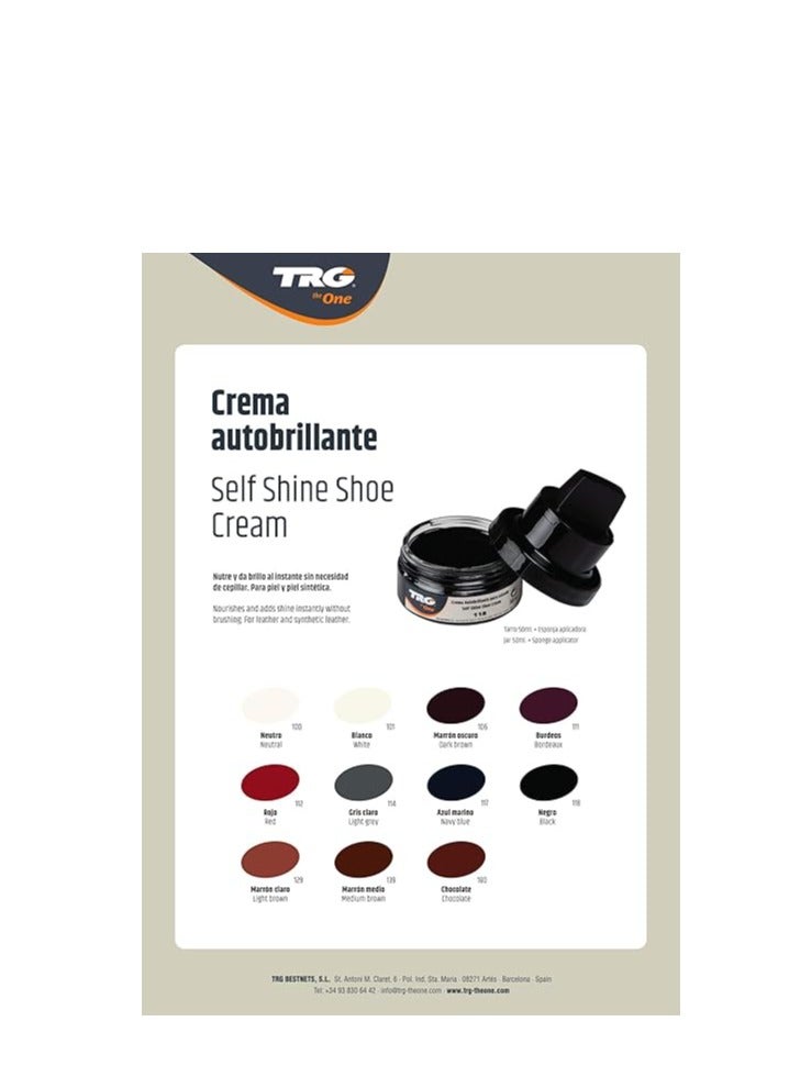 TRG Wax Shoe Cream # 117 Navy Blue 50ml - Image 3
