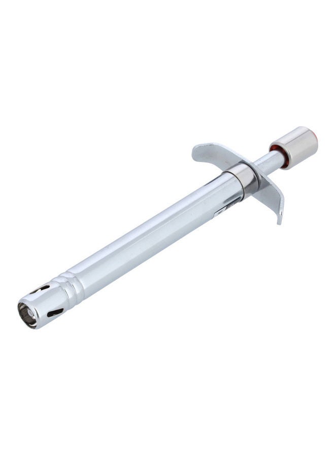 Royalford Strong And Sturdy Design Gas Lighter Silver 18.4x6.4x2cm - Image 2