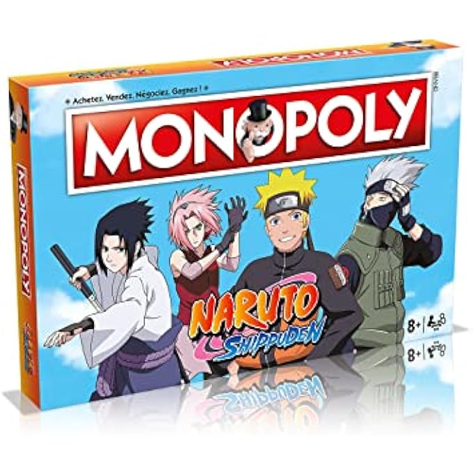 Winning Moves Electronic Arts Monopoly  Naruto Shippuden - Image 1