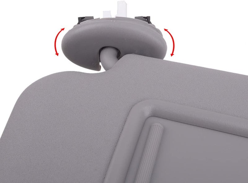 DEMULAX Gray Car Left Sun Visor for Toyota RAV4 - Image 3