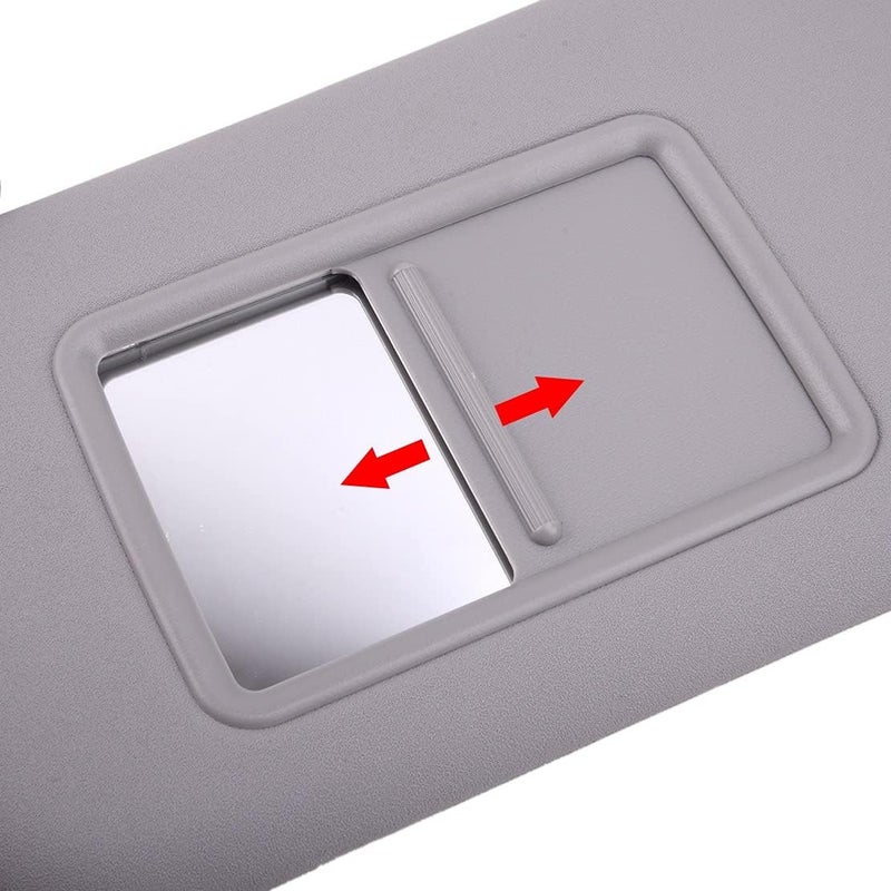 DEMULAX Gray Car Left Sun Visor for Toyota RAV4 - Image 4