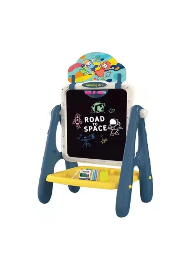 TOY GARDEN Space-Themed Drawing Board for Kids – Magnetic Erasable Sketch Pad with Stylus & Stamps, Educational Art Toy for Creativity and Learning - Image 1