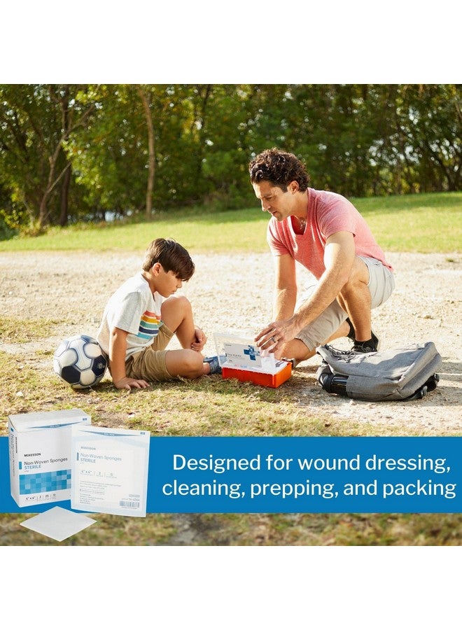 McKesson Woven Gauze Sponges, Sterile, 12-Ply, 100% Cotton, 4 in x 4 in, 2 per Pack, 25 Packs, 50 Total - Image 5