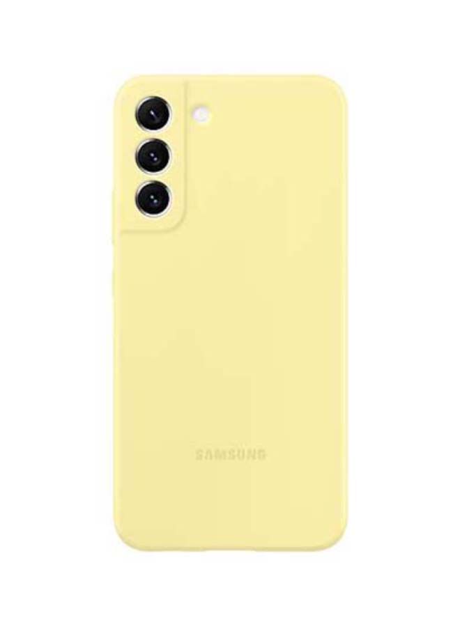 NIBEMINENT Protective Silicone Case Cover For S22 Plus butter yellow - Image 4