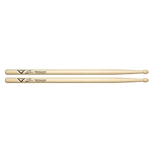 Vater CHADW Chad Smith's Funk Blaster Hickory Wood Tip Drum Sticks, Pair - Image 1