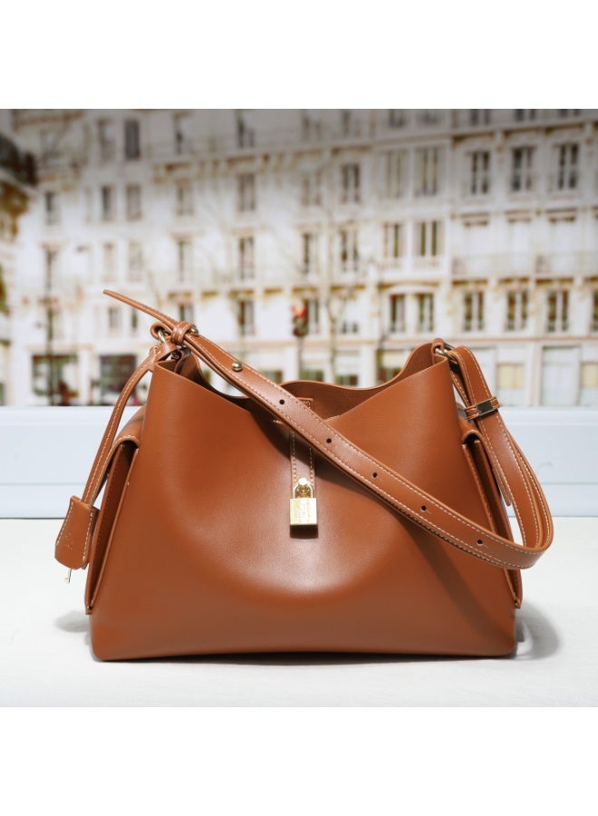 CH CH2026 New Arrival Women's Square Bucket Bag - Fashion Minimalist Large Capacity Tote, Casual Office Commute Shoulder Bag for Ladies - Image 4
