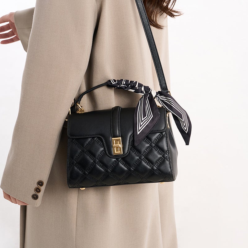 Diamond Quilted Crossbody Bag for Women, 2026 New Fashion, Large Capacity Tote Shoulder Bag - Image 1