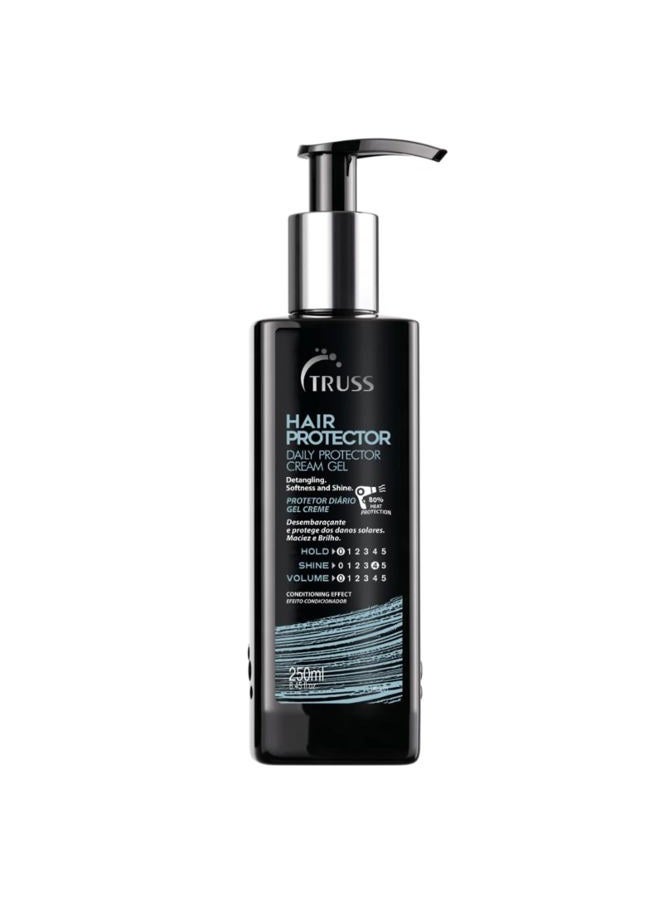 Truss Hair Protector - Powerful Heat Protectant + Blowout Cream - Easy-to-Use Blow Dryer + Detangler Spray with Strong Thermal Protection for Hair - Smoothing Anti Frizz Blow Dry Cream - (240 ml) - Image 1