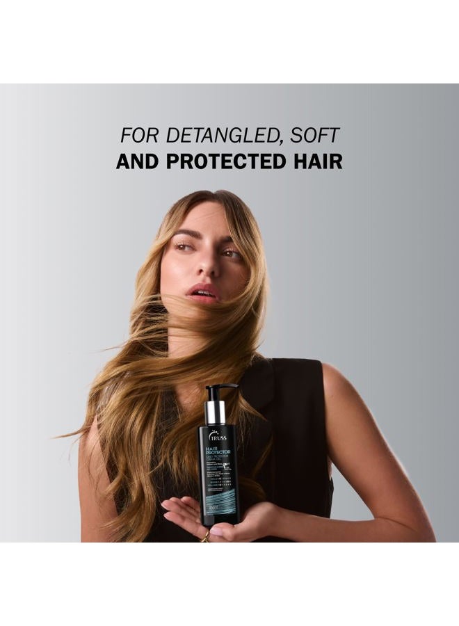 Truss Hair Protector - Powerful Heat Protectant + Blowout Cream - Easy-to-Use Blow Dryer + Detangler Spray with Strong Thermal Protection for Hair - Smoothing Anti Frizz Blow Dry Cream - (240 ml) - Image 3