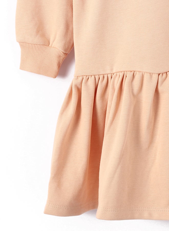 LC WAIKIKI Hooded Long Sleeve Girl Dress  - Image 4
