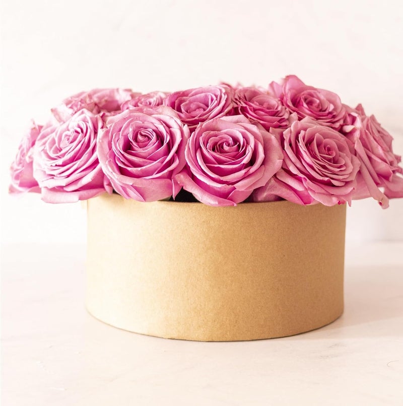Pack of 6 Paper Mache Round Boxes - Blank Premade Papier Mache Round Shaped Cardboard Craft Boxes with Lids (7" dia x 3" h)