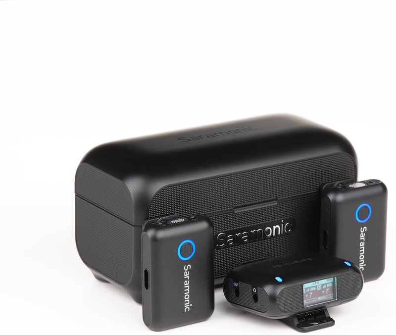 سارامونيك نظام الميكروفون اللاسلكي الرقمي Saramonic Blink 500 B2+ لشخصين، مناسب للكاميرات والهواتف الذكية وأجهزة الكمبيوتر - Image 4