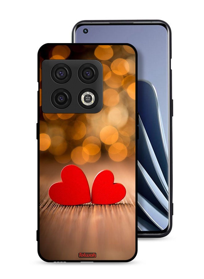Tolwak OnePlus 10 Pro 5G Protective Case Cover Two Beautiful Hearts  - Image 1