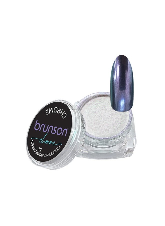 brunson Chrome Mirror Metallic Holographic Effect Art Decoration Manicure Pigment Nail Powder GH372s