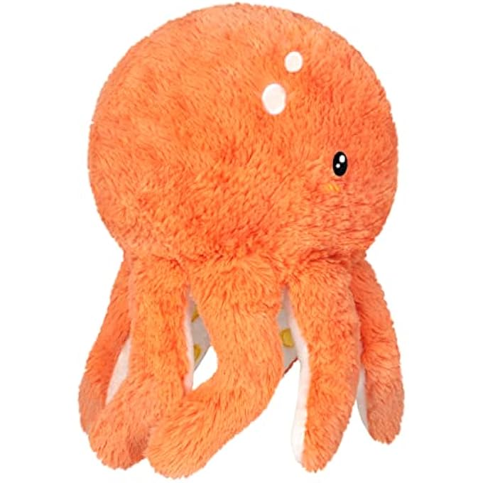 Squishable Mini Cute Octopus - Coral - Image 2