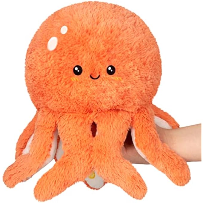 Squishable Mini Cute Octopus - Coral - Image 1