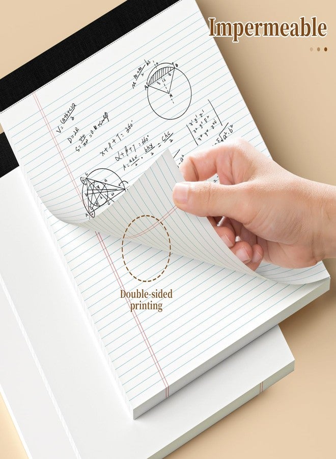 AILZFEI 6 Pack Legal Pads 8.5 x 11 College Ruled White Paper Note Pad Narrow Ruled 50 Sheets Notepad Perforated Writing Pad Clear Print 8x11 Legal Pads Pads of Paper - Image 4