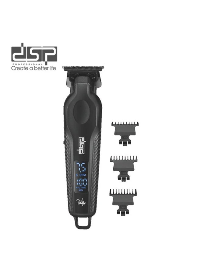 DSP shaver, digital display, lithium battery, 3 combs, 91675 - Image 1