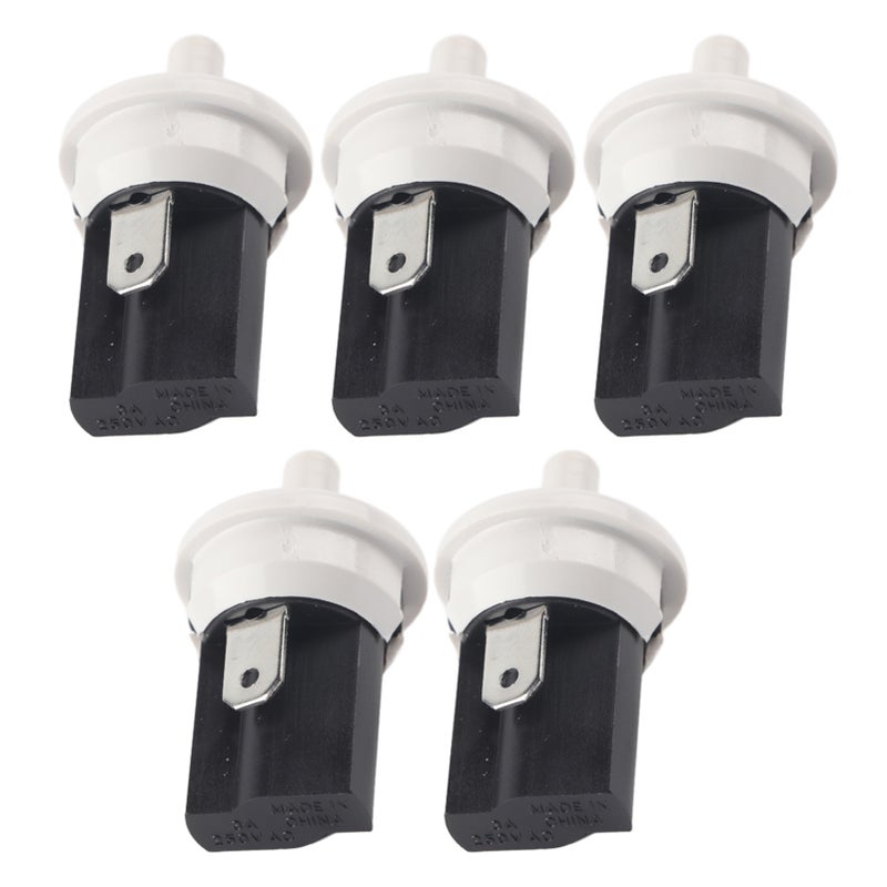 5Pcs Refrigerator Door Light Switch Momentary Open Normal Closed PBS‑35 3A 250V AC - Image 1