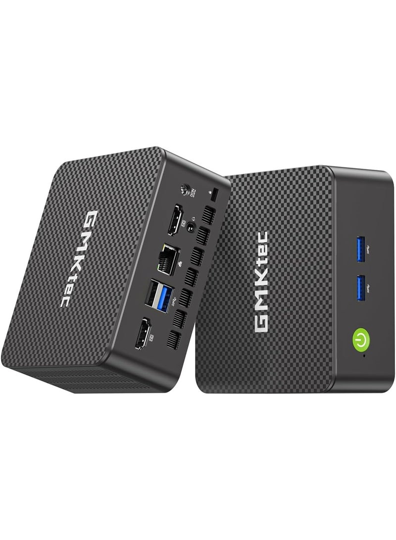 GMKtec G3S Mini PC Intel N95 Processor Up to 3.4GHz, 8GB RAM 256GB M.2 SSD Mini Desktop Computer for Office, Business, Home & HTPC, Dual 4K Display, WiFi 5, Gigabit Ethernet, VESA Mount black - Image 1