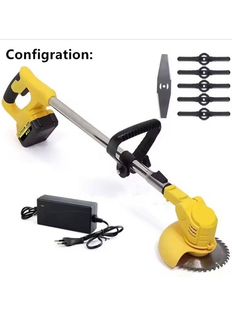 Denx ‏battery powered weed trimmer, 21V weed trimmer, 3-in-1 weed trimmer, weed trimmer, battery for garden, patio trimmer, grass cutter - Image 1