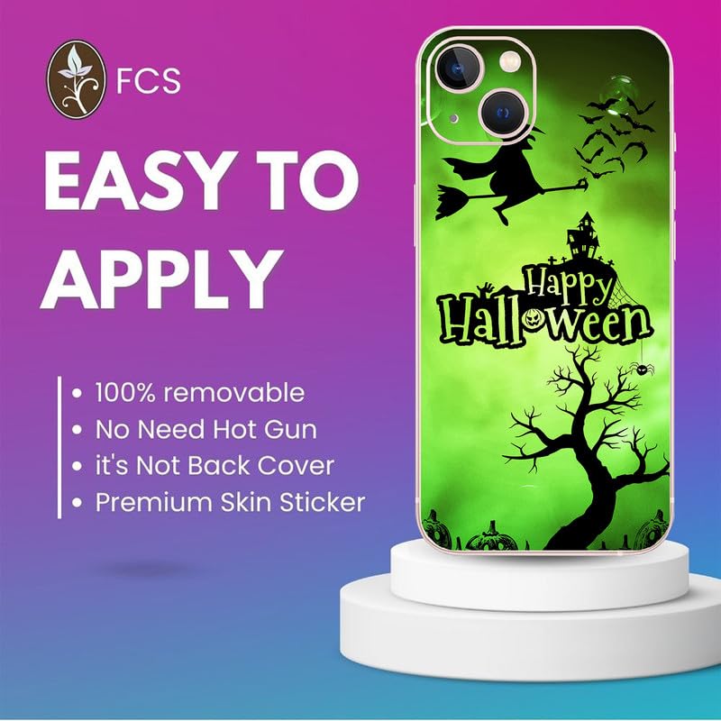 FCS Printed Designer Vinyl Mobile Back Skin Sticker for Huawei nova Y90 (Halloween -12) - Image 4