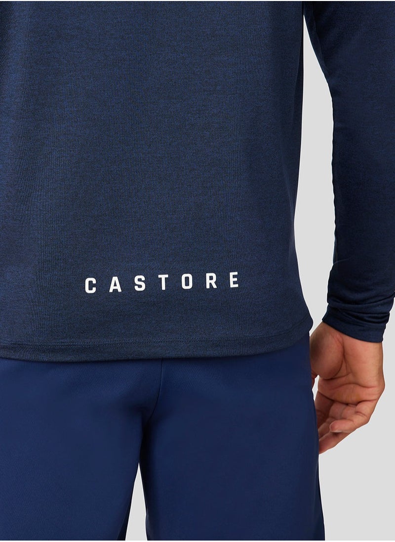 CASTORE - Peacoat Marl Ore Capsule 1/4 Zip - Image 1
