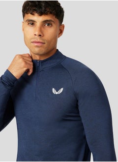 CASTORE Peacoat Marl Ore Capsule 1/4 Zip  - Image 3