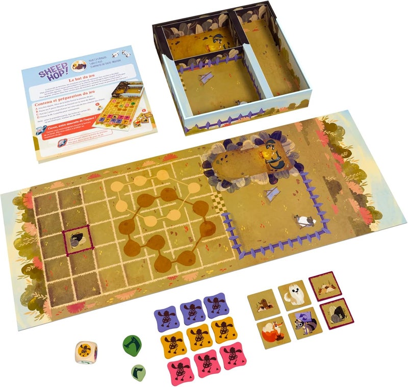 Asmodee Sheep Hop Board Game  Cooperative Strategy Game Fun Family Game for Kids  Adults Ages 5 14 Players 15 Minutes Made by Space Cow - Image 5